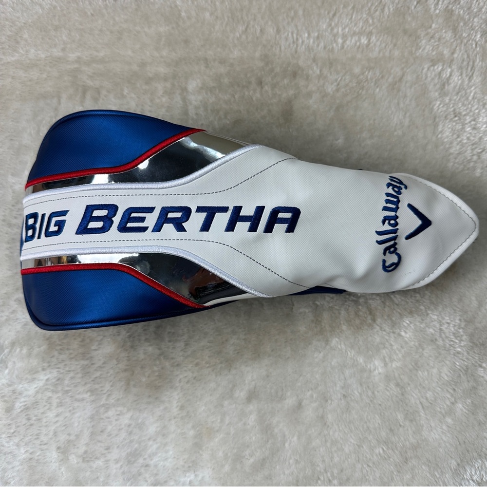 New Callaway Big Bertha Driver Headcover White/Blue/Red. Head Cover